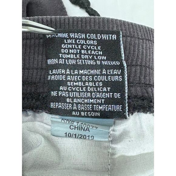 Hudson Drawstring Skater Stretch Black Shorts 2T Toddler Raw Hem Boys Punk Goth - Picture 4 of 6